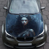 Vampire Girl Car Hood Wrap – Custom Vinyl Decal for Cars, Trucks & SUVs