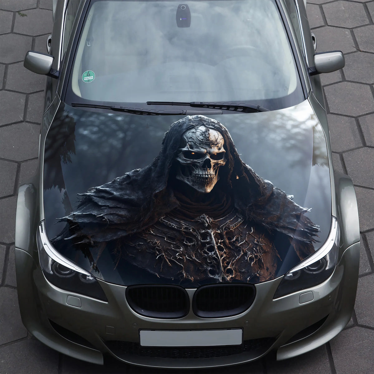 Warlock Hood Wrap – Custom Vinyl Decal for Cars, Trucks & SUVs