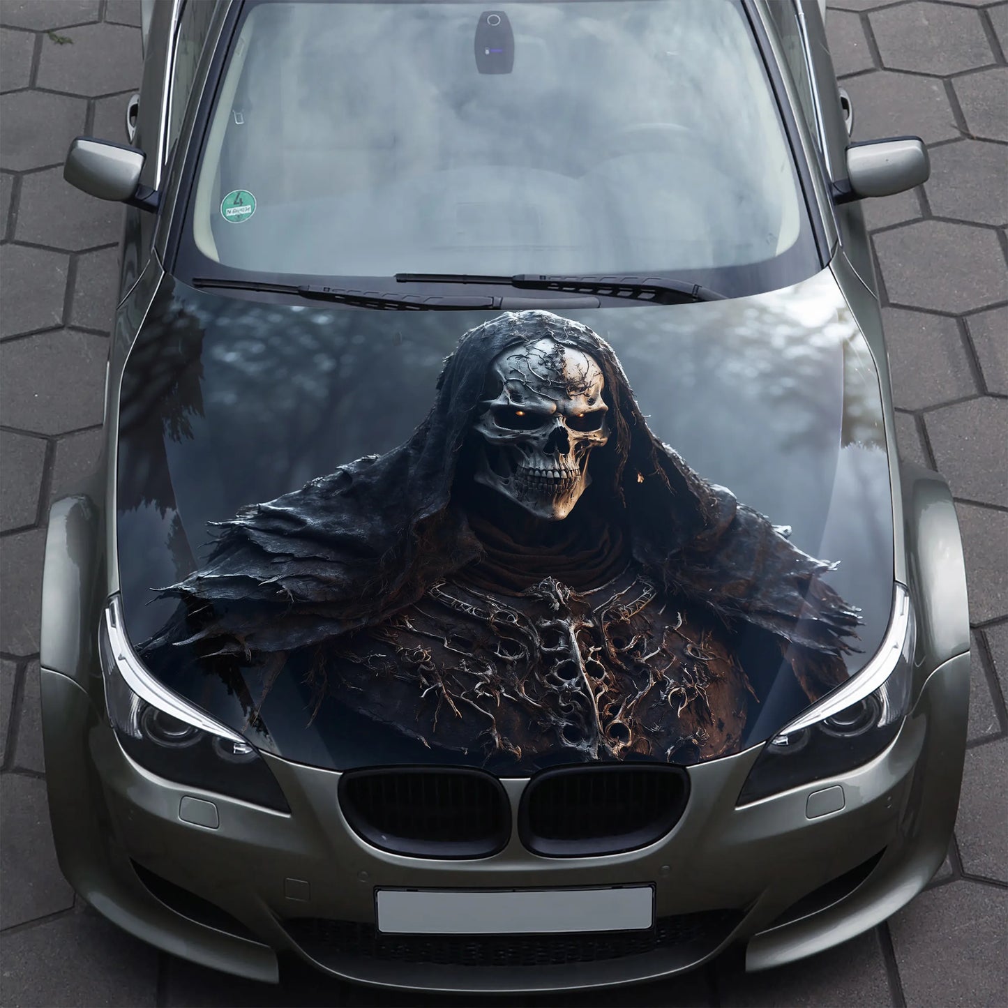 Warlock Hood Wrap – Custom Vinyl Decal for Cars, Trucks & SUVs