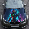 Warlock Girl Hood Wrap – Custom Vinyl Decal for Cars, Trucks & SUVs