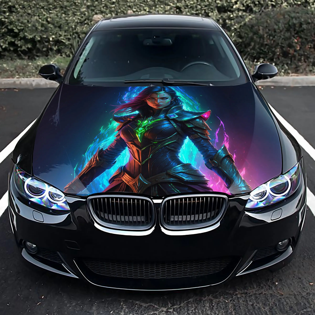 Warlock Girl Hood Wrap – Custom Vinyl Decal for Cars, Trucks & SUVs