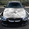 White Wolf Hood Wrap – Custom Vinyl Decal for Cars, Trucks & SUVs
