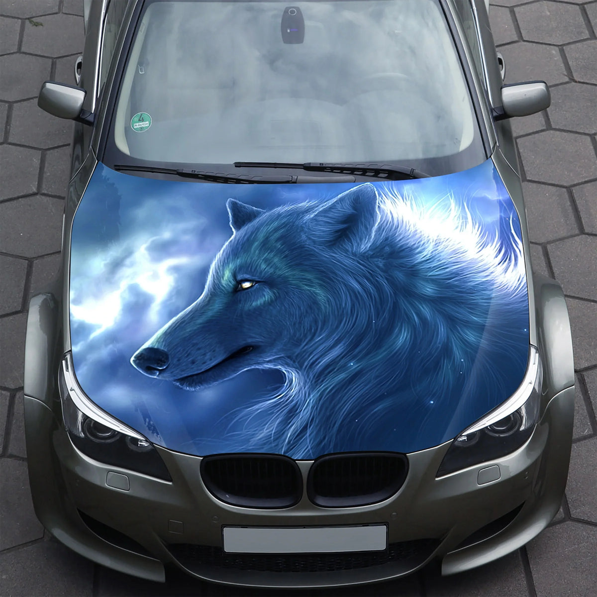 Wolf Hood Wrap – Custom Vinyl Decal for Cars, Trucks & SUVs