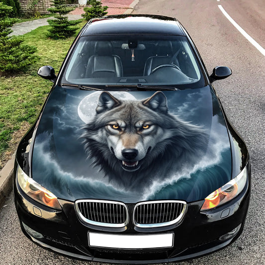 Woolf Hood Wrap – Custom Vinyl Decal for Cars, Trucks & SUVs
