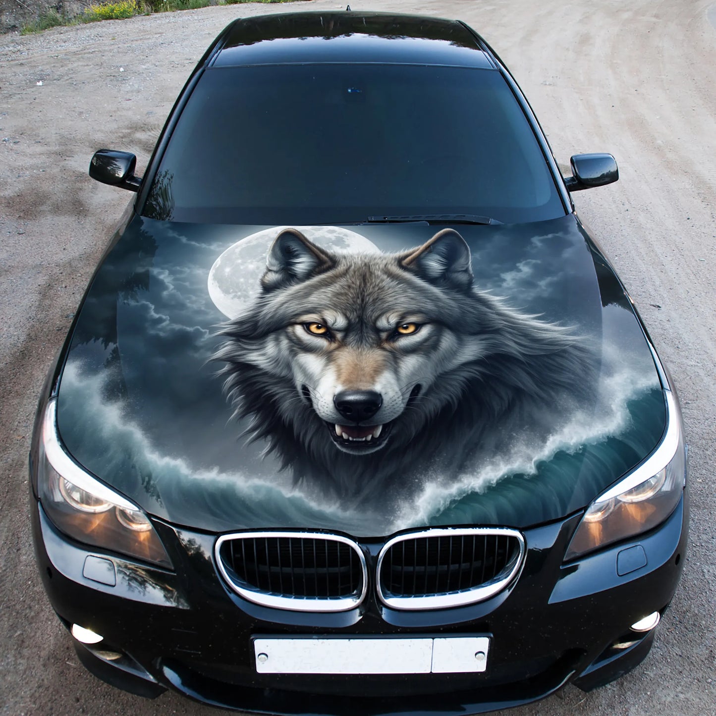 Woolf Hood Wrap – Custom Vinyl Decal for Cars, Trucks & SUVs