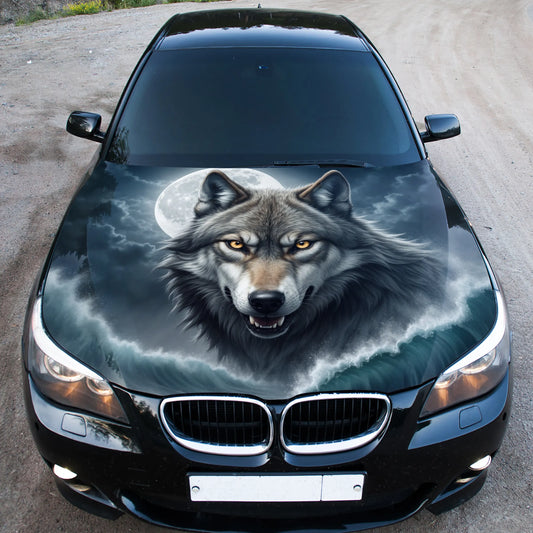 Woolf Hood Wrap – Custom Vinyl Decal for Cars, Trucks & SUVs