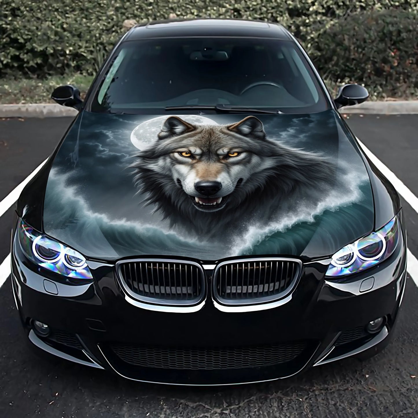 Woolf Hood Wrap – Custom Vinyl Decal for Cars, Trucks & SUVs